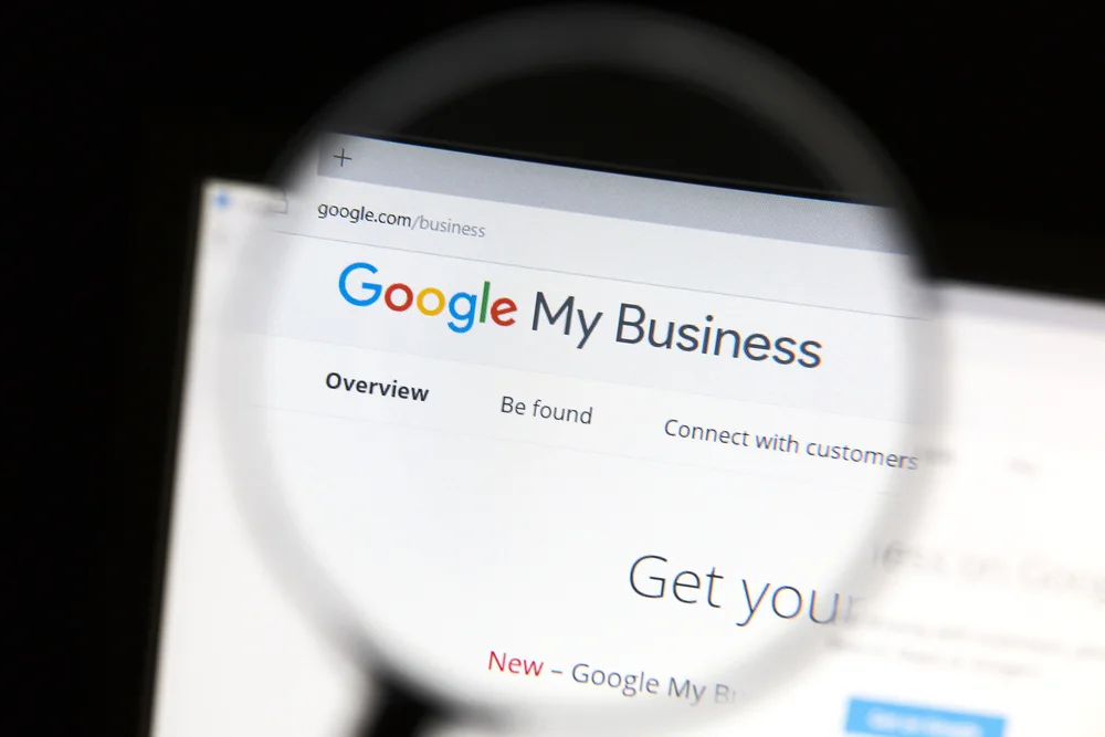 Google My Business display dashboard